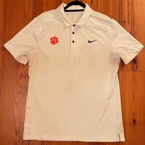 Nike Clemson Tigers Dri-FIT Polo Golf Shirt - Team Issue - Men's L